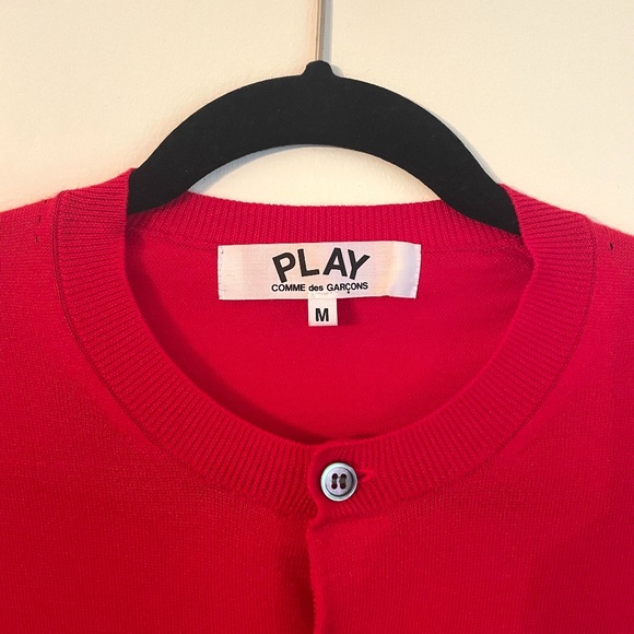Comme Des Garçons Play Heart Cardigan - Picture 5 of 7